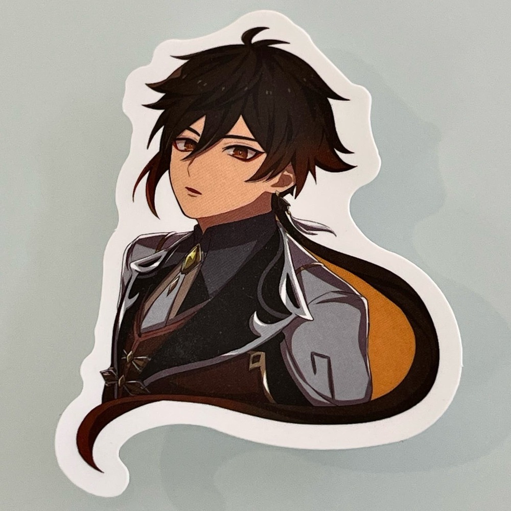 5/$10 Waterproof Vinyl Sticker- Zhongli
Genshin Impact